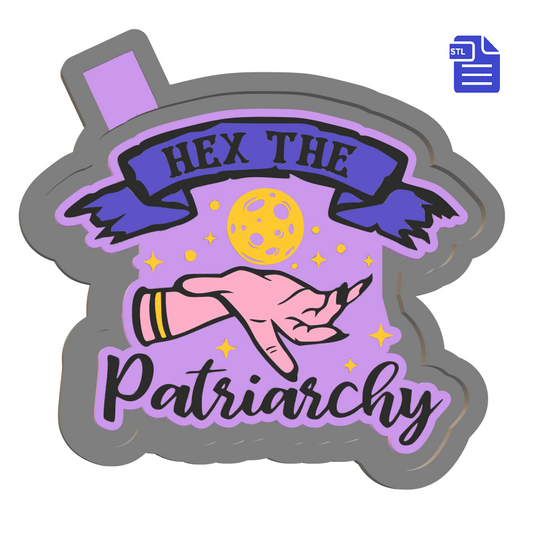 Hex the Patriarchy Silicone Mold Housing STL File - The Crafts and Glitter Shop