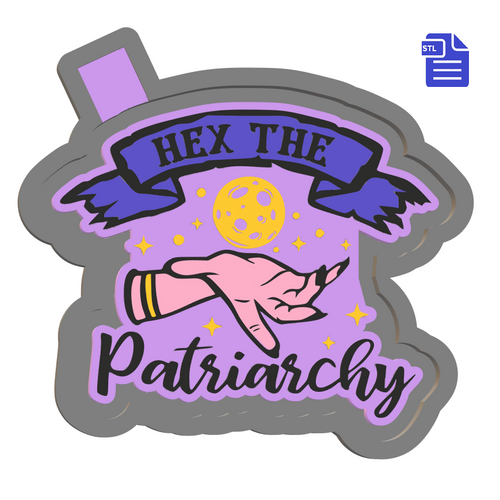 Hex the Patriarchy Silicone Mold Housing STL File