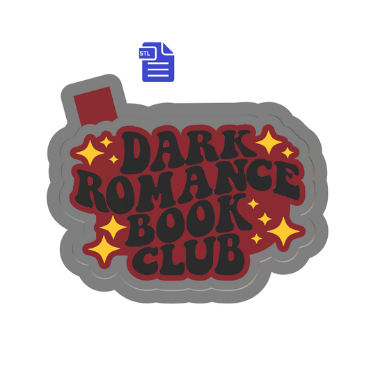 Dark Romance Book Club Silicone Mold Housing STL File - The Crafts and Glitter Shop