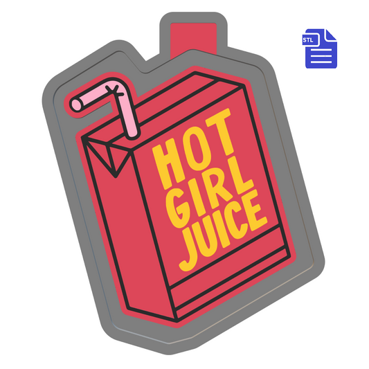 Hot Girl Juice Silicone Mold Housing STL File - The Crafts and Glitter Shop