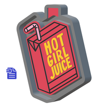 Load image into Gallery viewer, Hot Girl Juice Silicone Mold Housing STL File