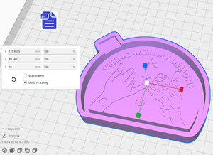 Vibing with my Demons Silicone Mold Housing STL File