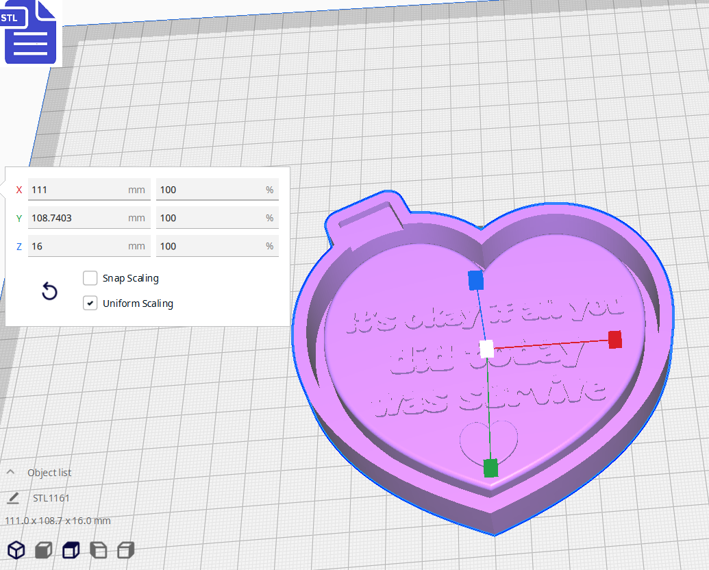 it's okay Silicone Mold Housing STL File - The Crafts and Glitter Shop