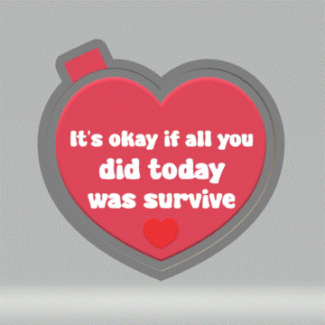 it's okay Silicone Mold Housing STL File - The Crafts and Glitter Shop