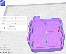 Load image into Gallery viewer, Autumn Leaves and Pumpkins Please Silicone Mold Housing STL File