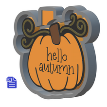 Load image into Gallery viewer, Hello Autumn Silicone Mold Housing STL File