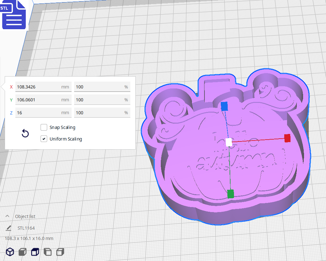 Hello Autumn Silicone Mold Housing STL File - The Crafts and Glitter Shop