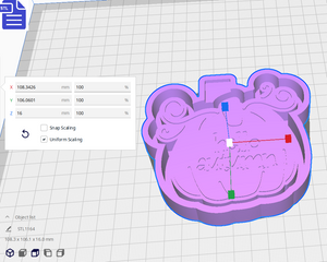 Hello Autumn Silicone Mold Housing STL File