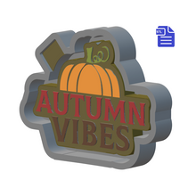 Load image into Gallery viewer, Autumn Vibes Silicone Mold Housing STL File