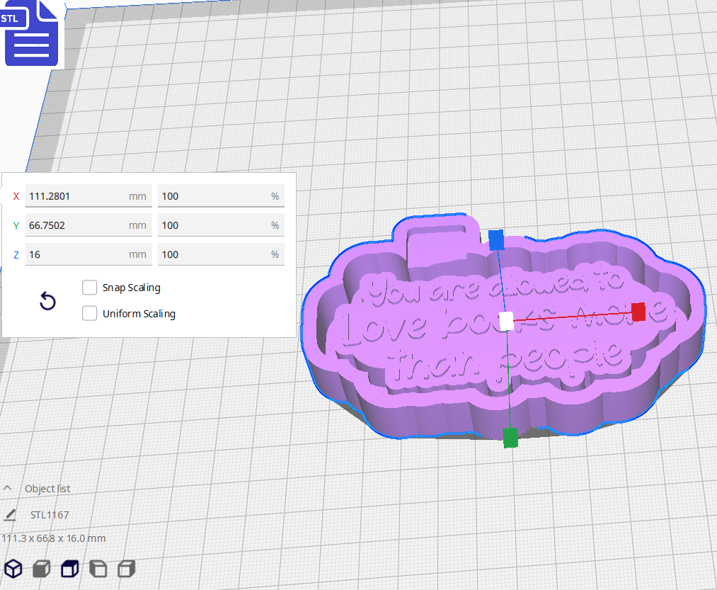 Love Books More Than People Silicone Mold Housing STL File - The Crafts and Glitter Shop
