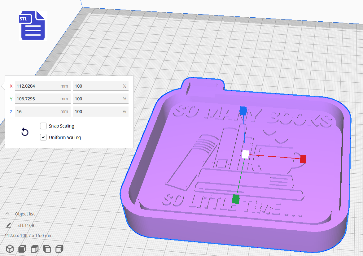 So Many Books Silicone Mold Housing STL File - The Crafts and Glitter Shop