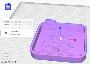 So Many Books Silicone Mold Housing STL File