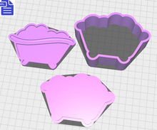 Load image into Gallery viewer, 3pc Bubble Bath Bath Bomb Mold STL File - for 3D printing - FILE ONLY