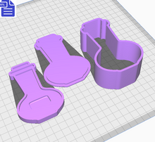 Load image into Gallery viewer, 3pc Apothecary Jar Bath Bomb Mold STL File - for 3D printing - FILE ONLY