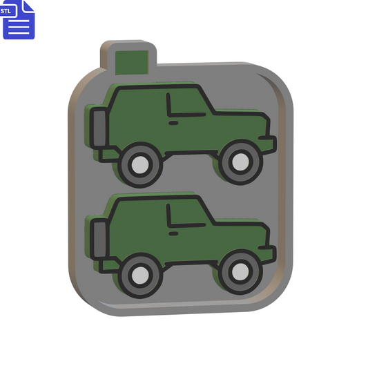4x4 Offroad Truck Silicone Mold Housing STL File - The Crafts and Glitter Shop