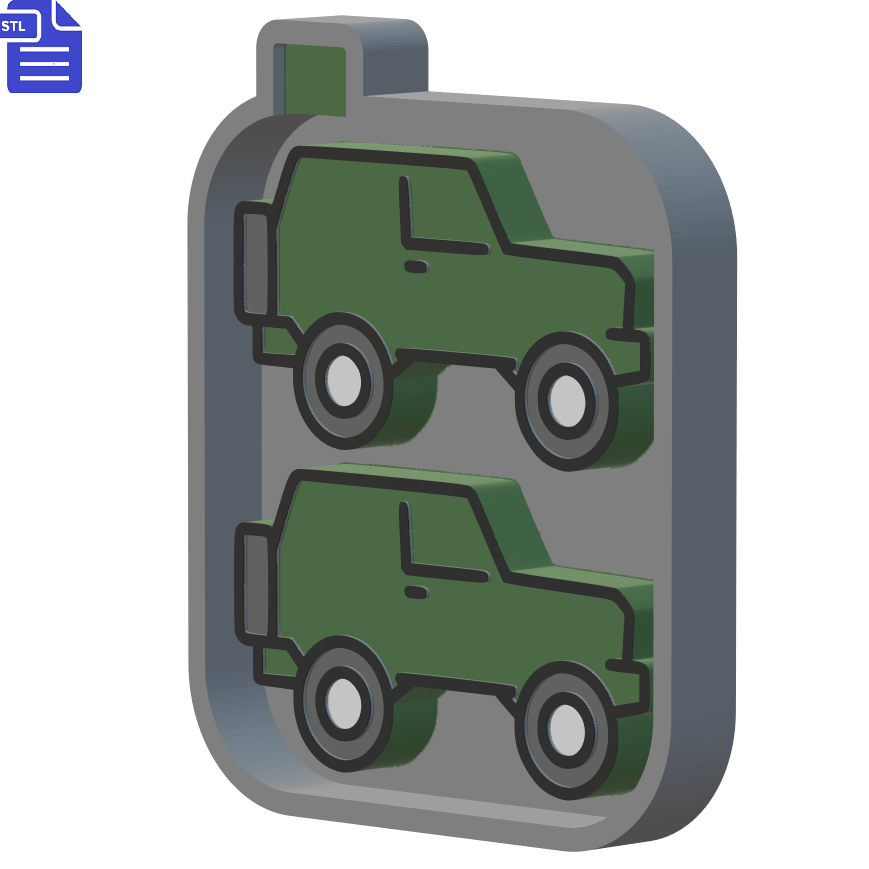 4x4 Offroad Truck Silicone Mold Housing STL File - The Crafts and Glitter Shop