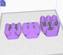 Load image into Gallery viewer, 3pc Candles Bath Bomb Mold STL File - for 3D printing - FILE ONLY