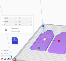 Load image into Gallery viewer, 3pc Crayon Bath Bomb Mold STL File - for 3D printing - FILE ONLY