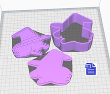 Load image into Gallery viewer, 3pc Witch Bath Bomb Mold STL File - for 3D printing - FILE ONLY