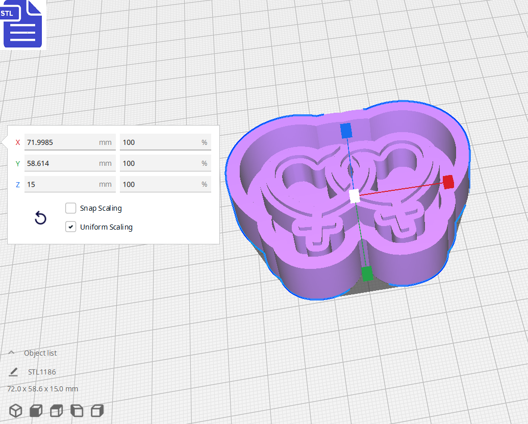 Lesbian Symbol Silicone Mold Housing STL File - The Crafts and Glitter Shop