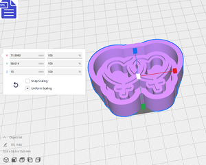 Lesbian Symbol Silicone Mold Housing STL File