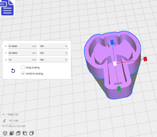 Load image into Gallery viewer, Labrys Double Axe Silicone Mold Housing STL File