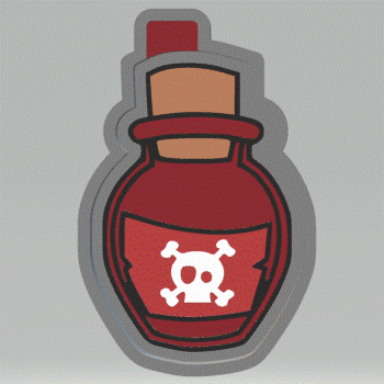 Poison Potion Silicone Mold Housing STL File - The Crafts and Glitter Shop