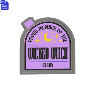 Wicked Witch Club Silicone Mold Housing STL File