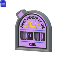 Load image into Gallery viewer, Wicked Witch Club Silicone Mold Housing STL File