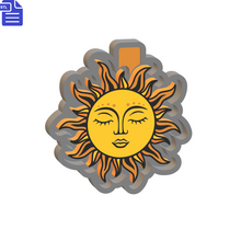 Load image into Gallery viewer, Sun with Face Silicone Mold Housing STL File