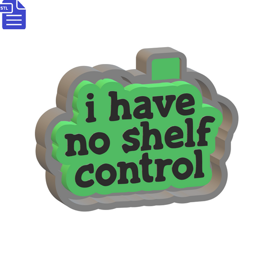 No Shelf Control Silicone Mold Housing STL File - The Crafts and Glitter Shop