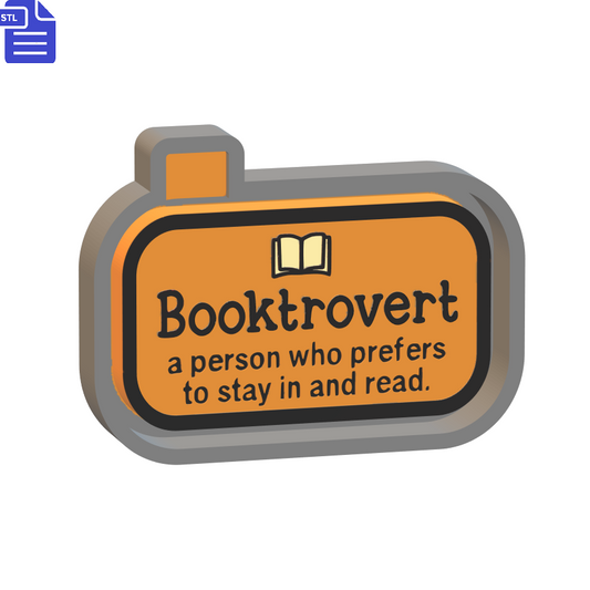Booktrovert Silicone Mold Housing STL File - The Crafts and Glitter Shop