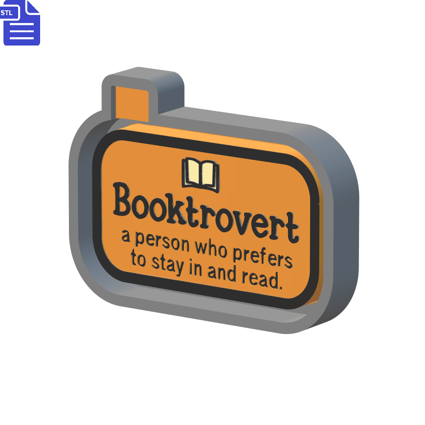 Booktrovert Silicone Mold Housing STL File - The Crafts and Glitter Shop