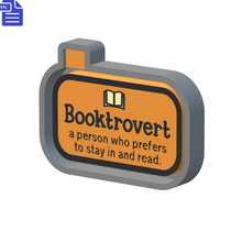 Load image into Gallery viewer, Booktrovert Silicone Mold Housing STL File