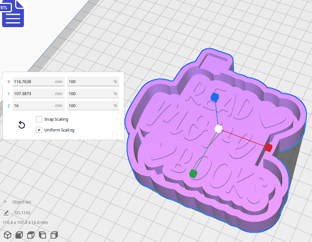 Read More Books Silicone Mold Housing STL File - The Crafts and Glitter Shop