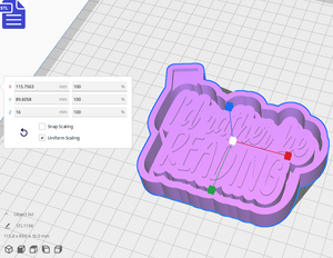 I'd Rather be Reading Silicone Mold Housing STL File