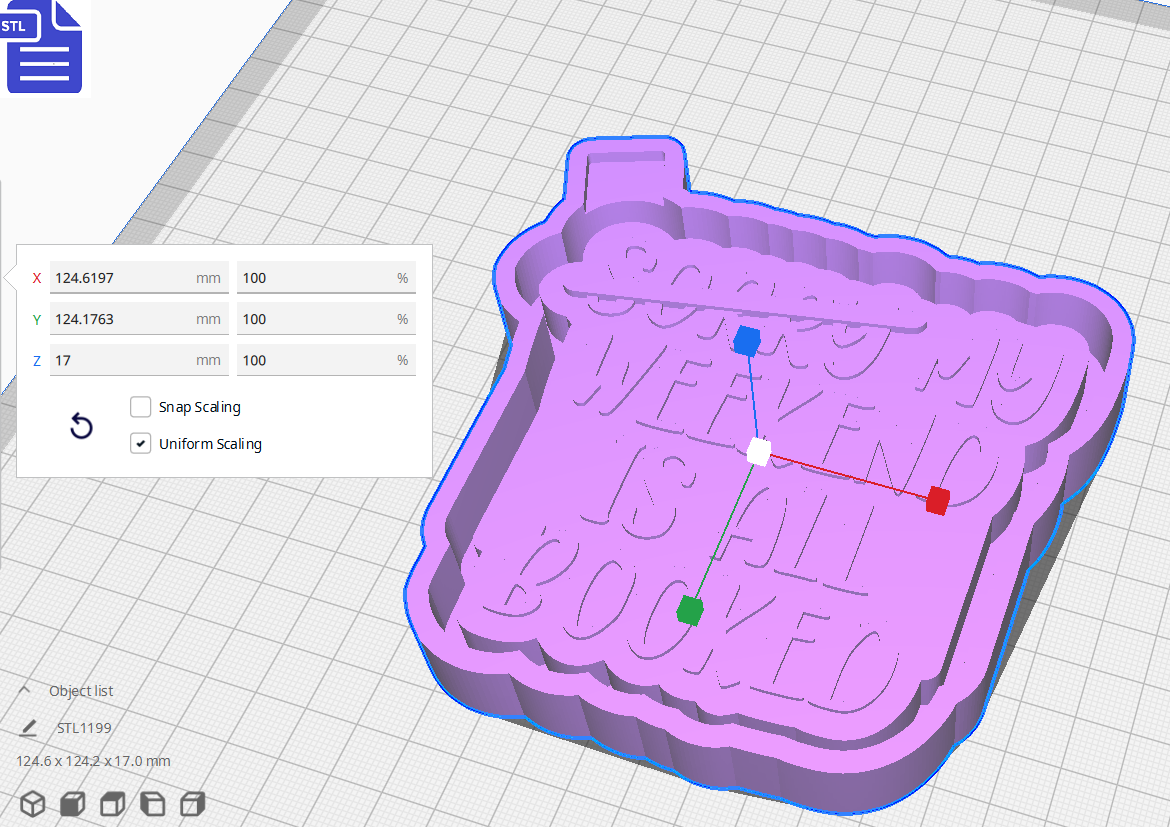 My Weekend is Booked Silicone Mold Housing STL File - The Crafts and Glitter Shop