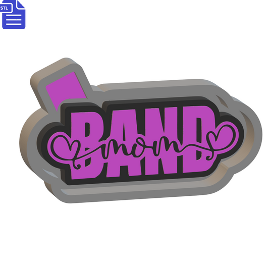 Band Mom Silicone Mold Housing STL File - The Crafts and Glitter Shop
