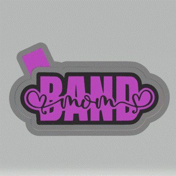 Band Mom Silicone Mold Housing STL File - The Crafts and Glitter Shop
