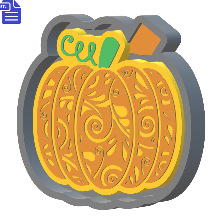 Pumpkin Silicone Mold Housing STL File - The Crafts and Glitter Shop
