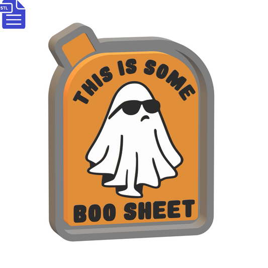 Boo Sheet Mold Housing STL File - The Crafts and Glitter Shop