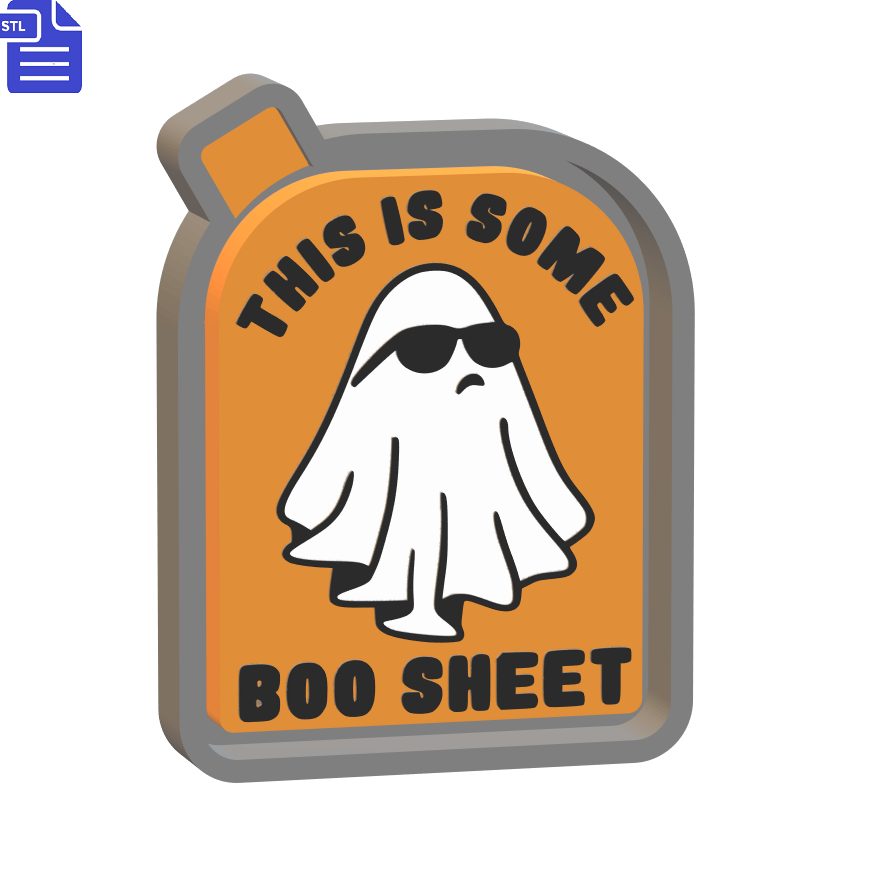 Boo Sheet Mold Housing STL File