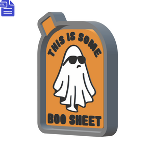 Boo Sheet Mold Housing STL File