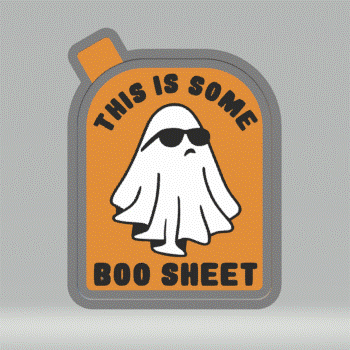 Boo Sheet Mold Housing STL File - The Crafts and Glitter Shop