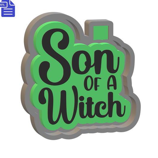 Son of a Witch Mold Housing STL File - The Crafts and Glitter Shop