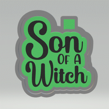 Son of a Witch Mold Housing STL File - The Crafts and Glitter Shop