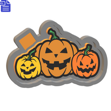 Load image into Gallery viewer, Evil Pumpkin Patch Mold Housing STL File