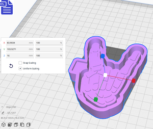 Skeleton Hand Mold Housing STL File