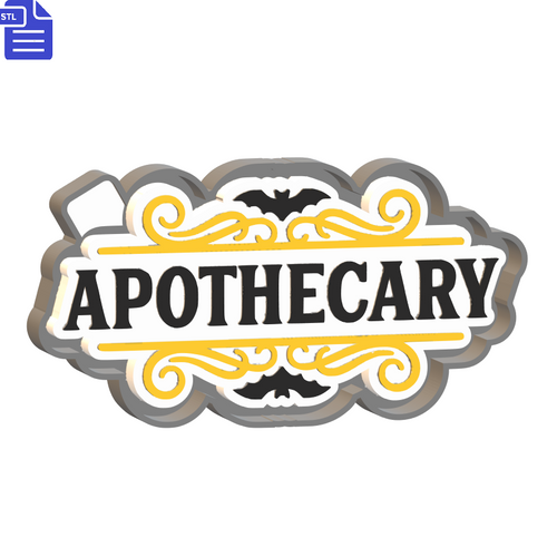 Apothecary Mold Housing STL File