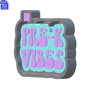 Pre-K Vibes Mold Housing STL File